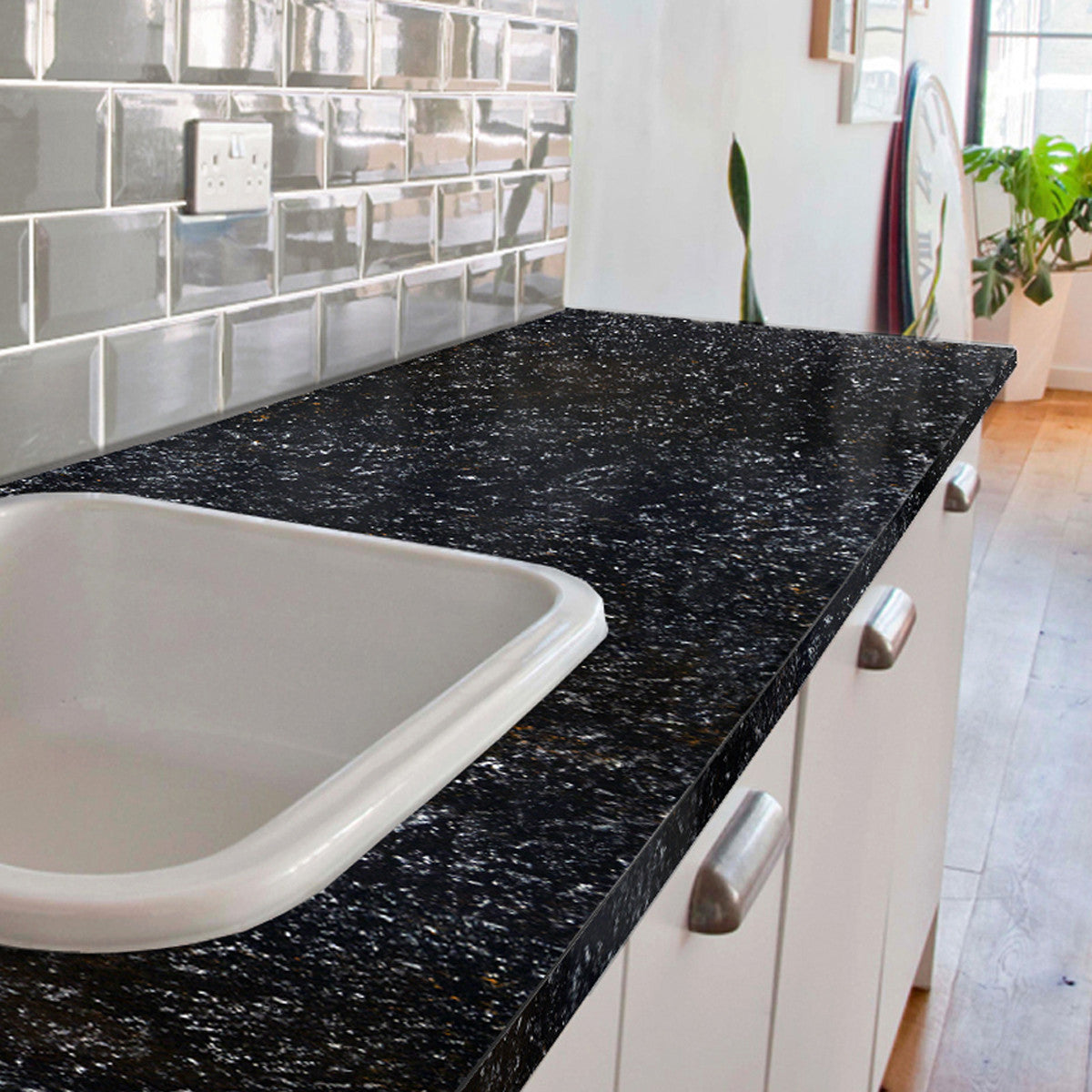 Kit de encimera Giani Granite 2.0 - Bombay Black