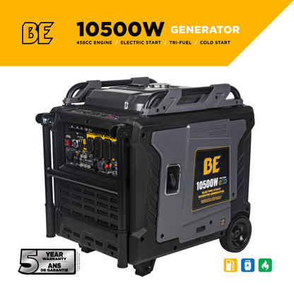 BE Power Equipment 10,500 Watt Digital Inverter Generator BE10500IT