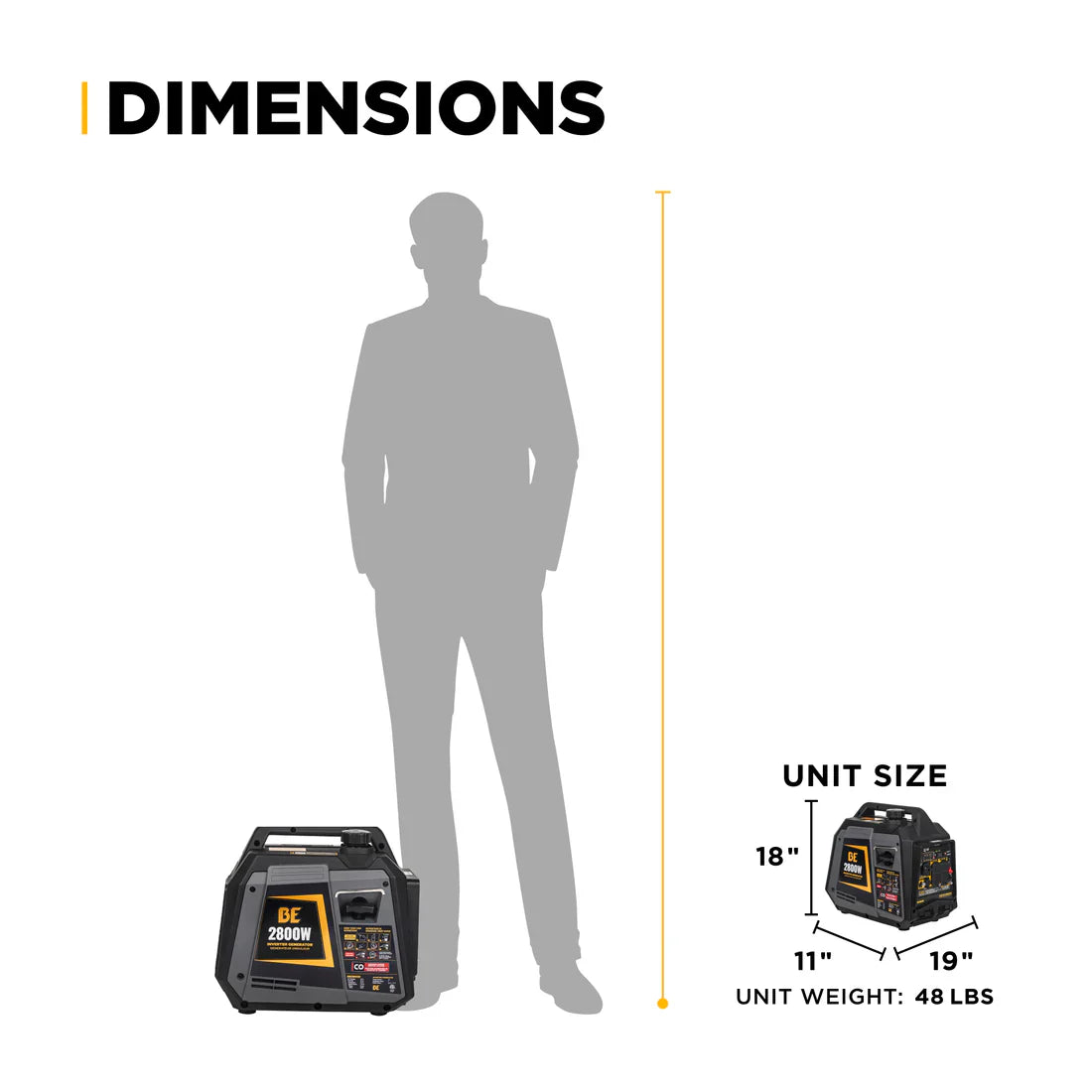 2,800 Watt Inverter Generator