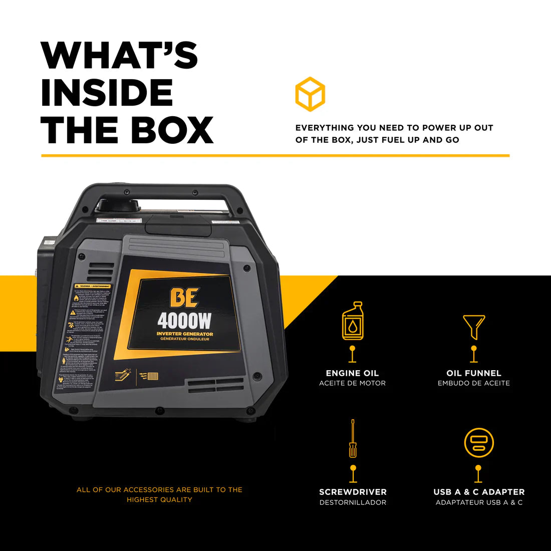 4,000 Watt Digital Inverter Generator