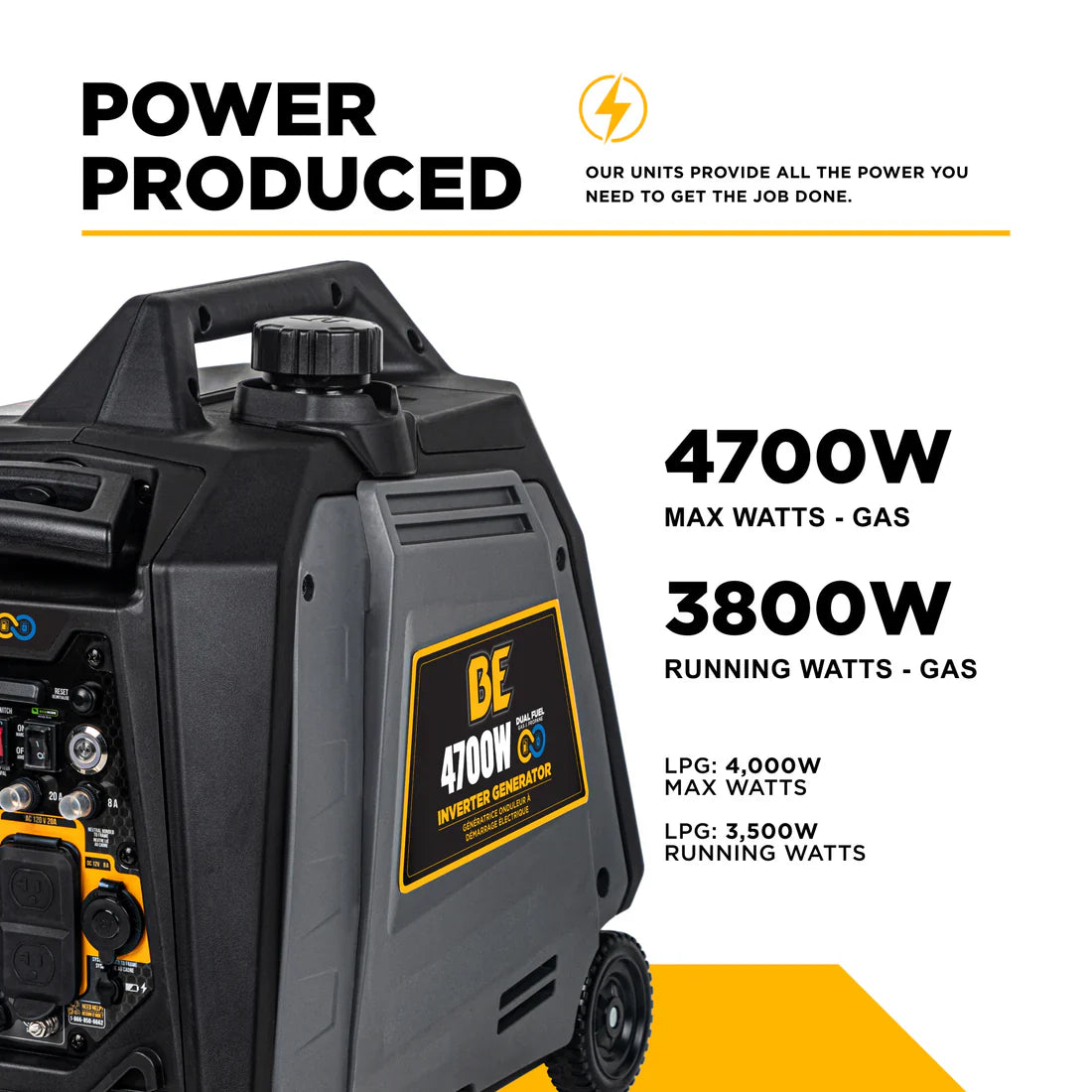 4,700 Watt Digital Inverter Generator