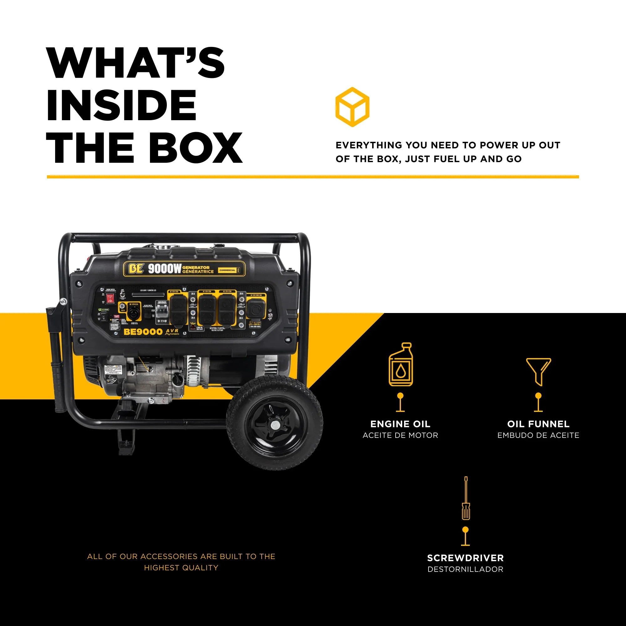 9,000 Watt Electric Start Generator