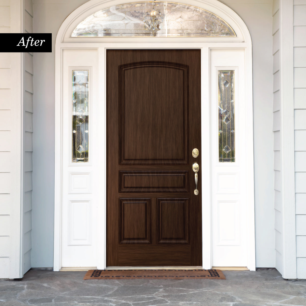 Giani Black Walnut Wood Look Kit for Front Doors