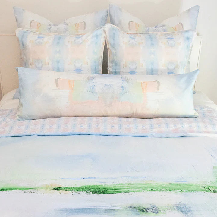 Blushed Blue Duvet by Danielle Cather-Cohen