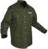 Knox FR Shirt Military Green With Pearl Snap Buttons