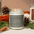 Warm and Cozy Soy Candle - Clear Jar - 9 oz