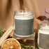 Warm and Cozy Soy Candle - Clear Jar - 9 oz