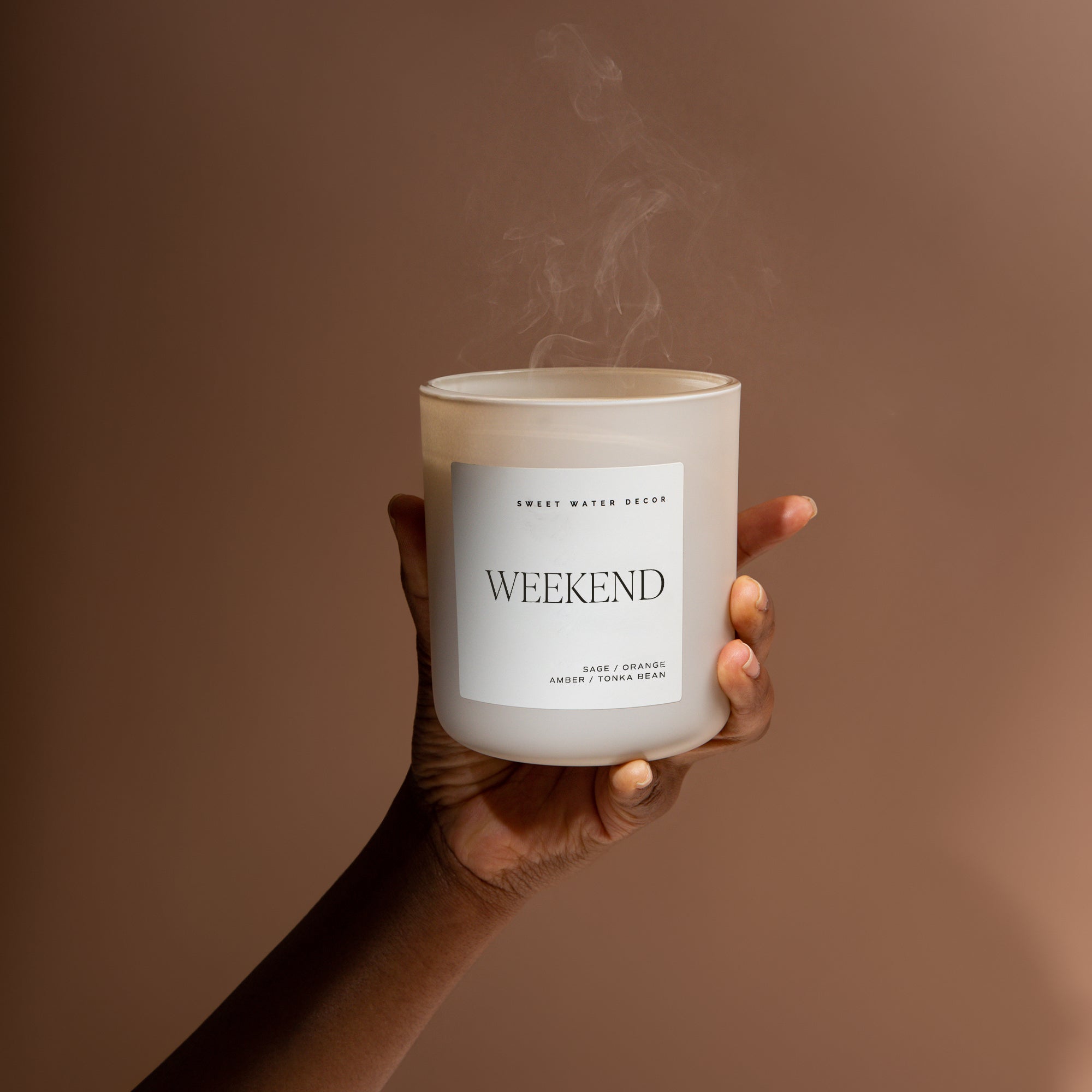 Weekend Soy Candle - Tan Matte Jar - 15 oz