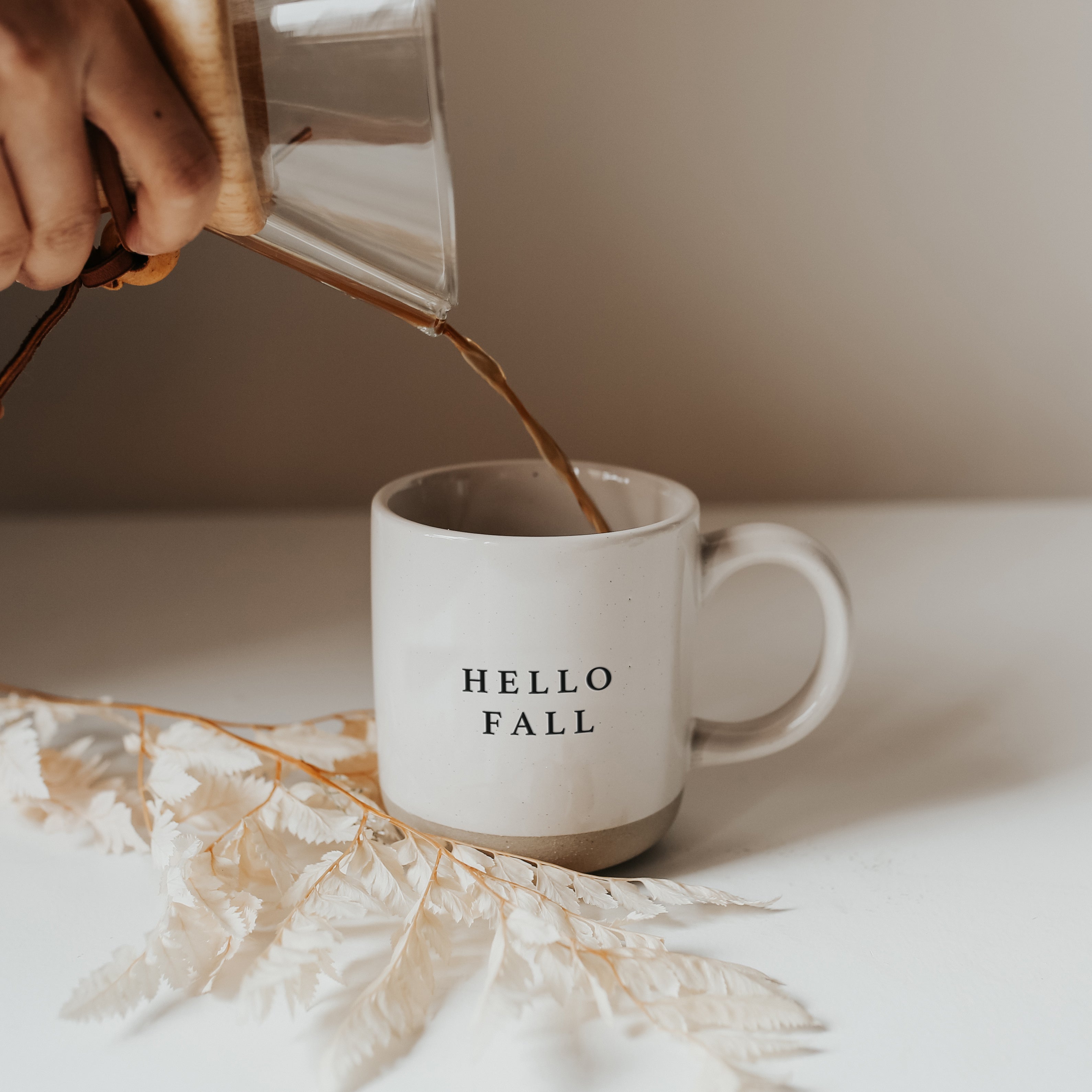 Hello Fall 14oz. Stoneware Coffee Mug