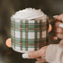 Green Plaid 17oz. Coffee Mug