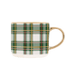 Green Plaid 17oz. Coffee Mug