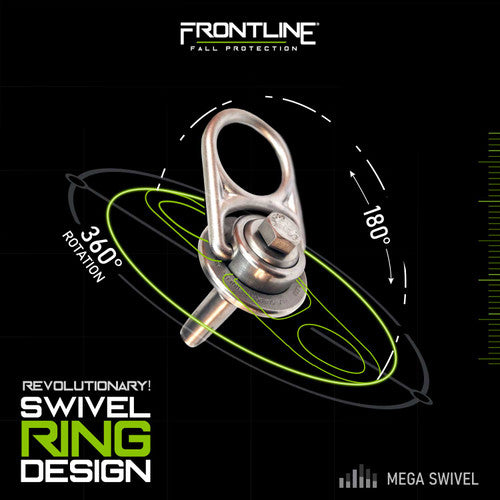 Frontline COM345K-SS MEGA Swivel 5K Stainless Steel Concrete Anchor