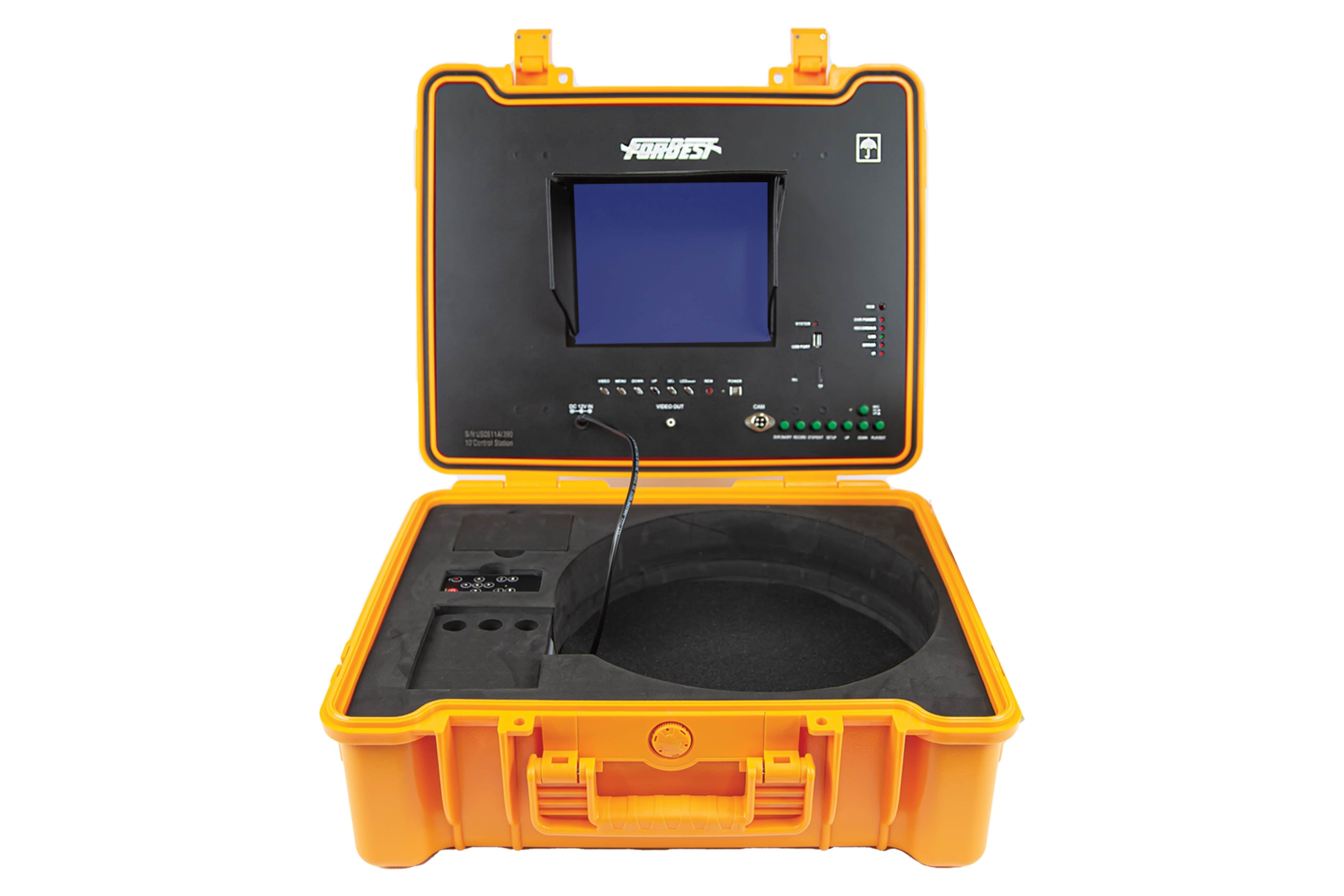 10" LCD Control Station with USB & SD Card Recording