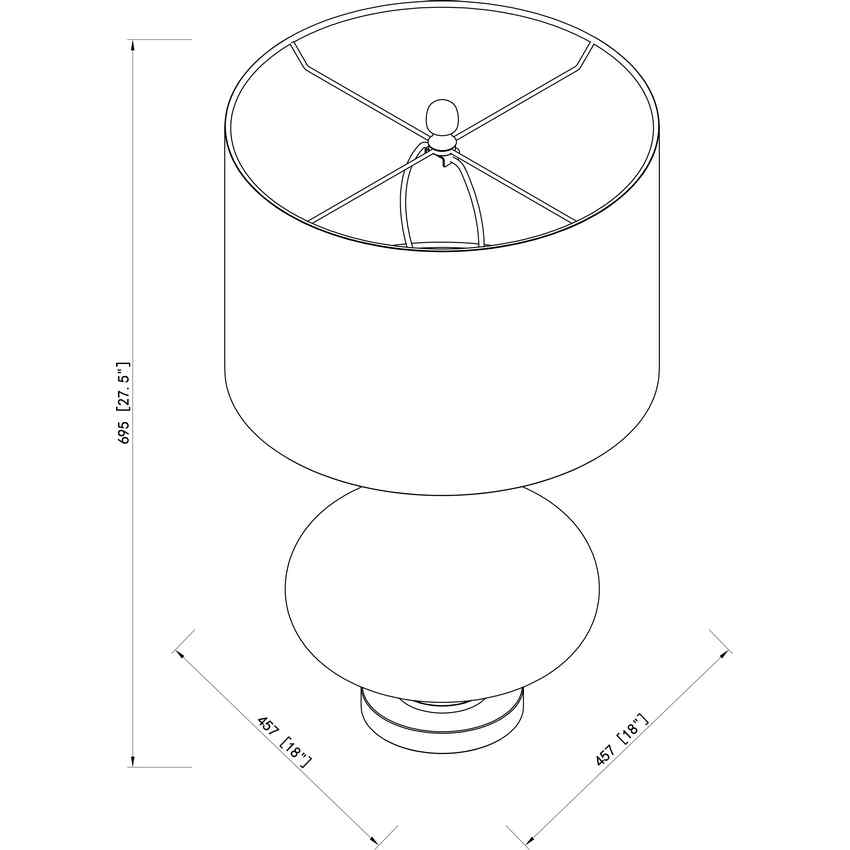 Lámpara de mesa tradicional Biberwier