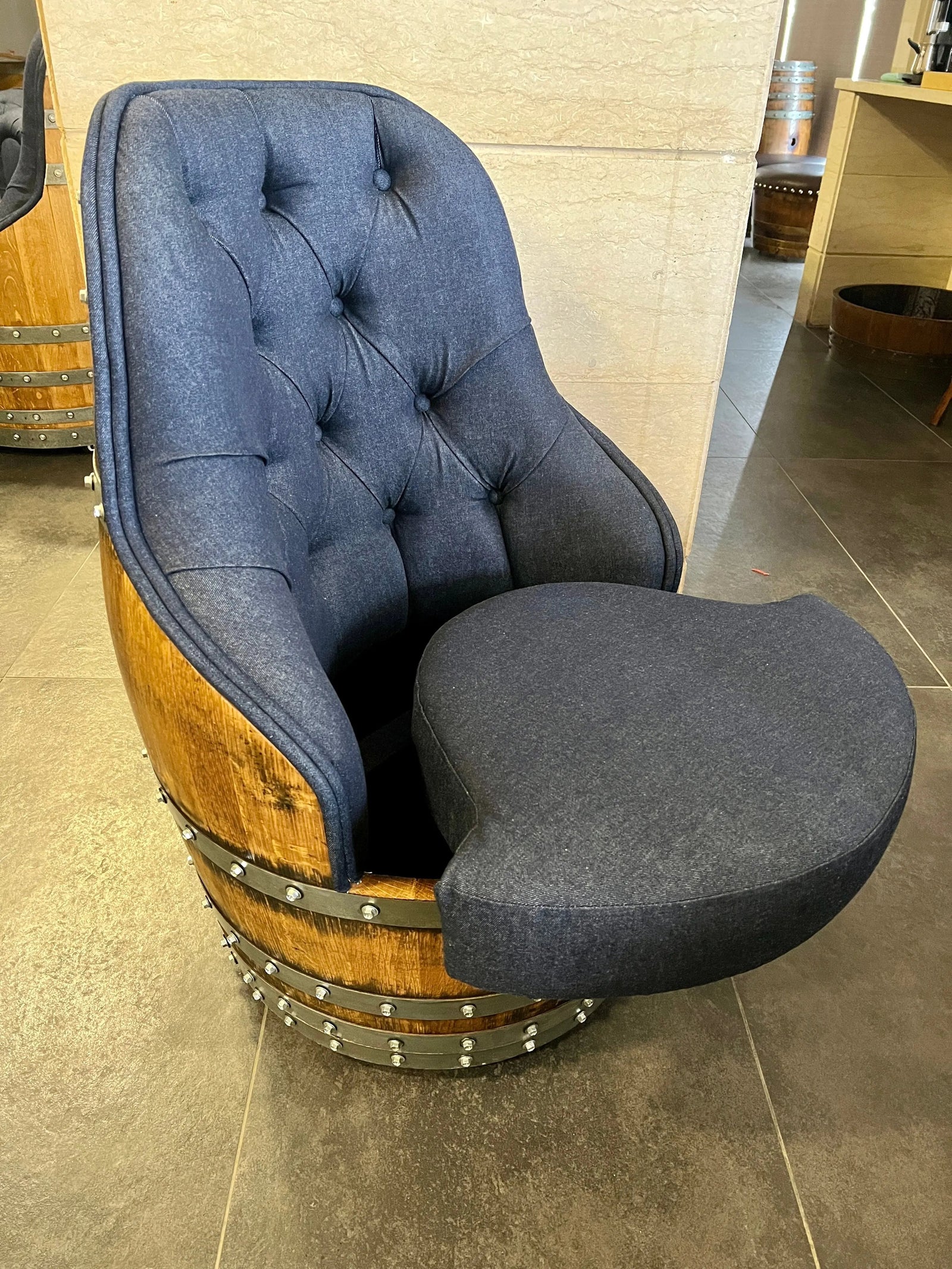 Luxury Captain Barrel Chair (January Preorder)