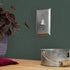 Century Brushed Nickel Steel - 1 Phone Jack Wallplate