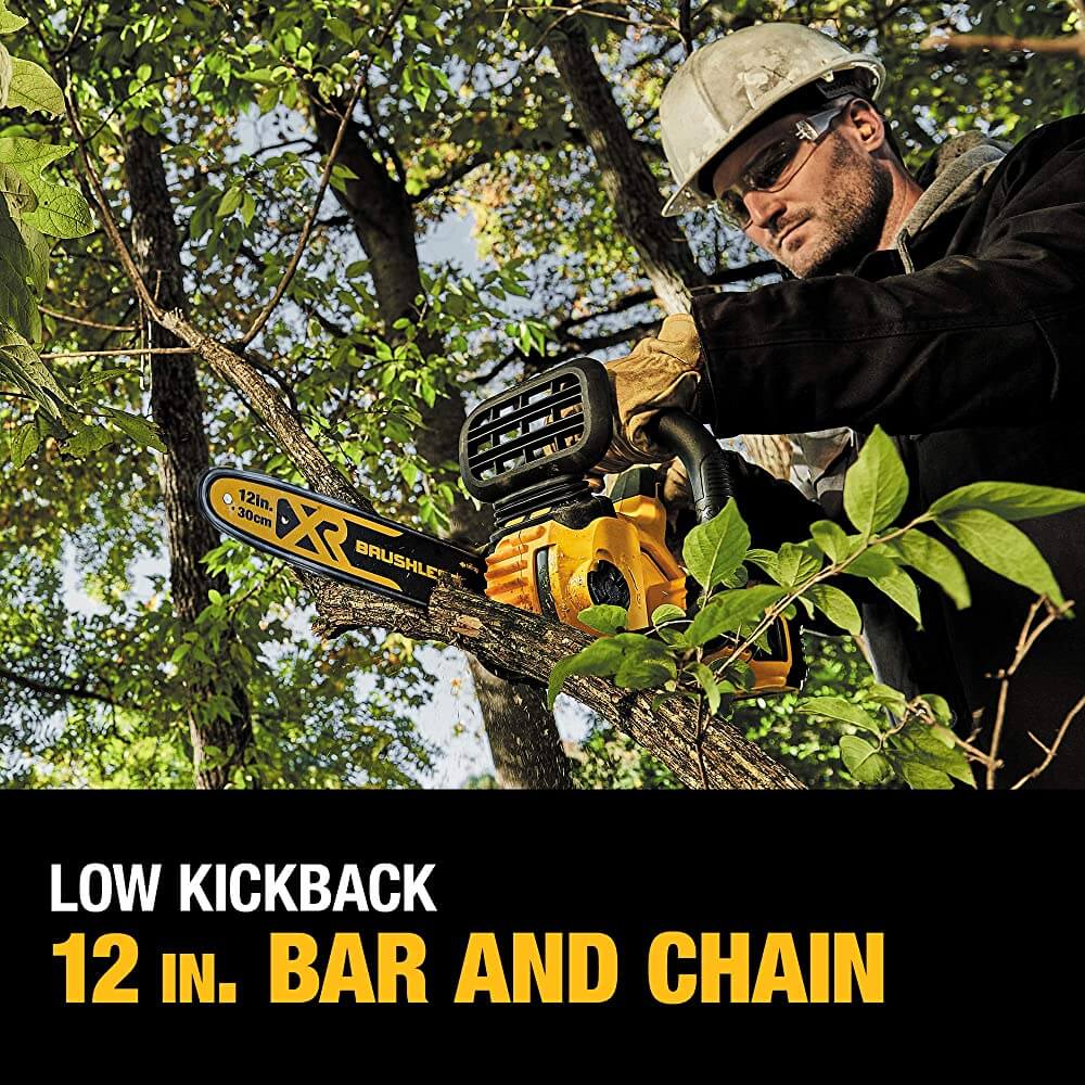 DEWALT DCCS620B 20V MAX* XR® Compact 12 in Cordless Chainsaw (Tool Only)