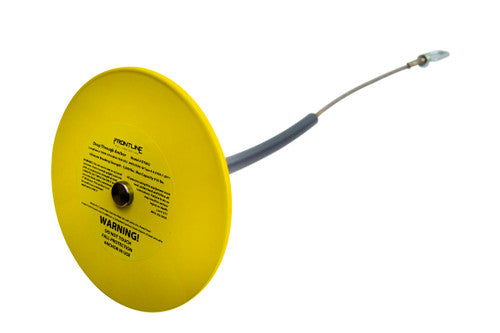 Frontline DT1206 Drop Thru Anchor 12" Round Plate with 6' Cable