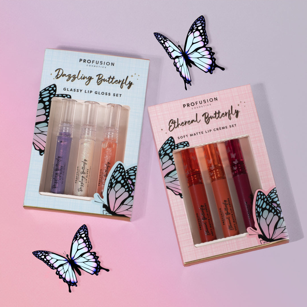 Empowered Butterfly | Juego de cremas para labios suaves y mate