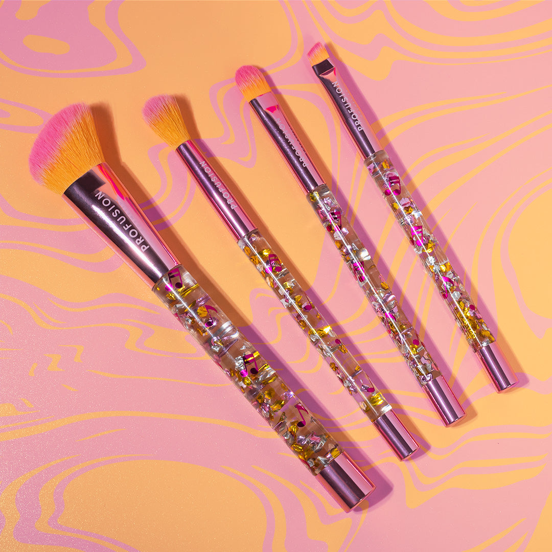 It's a Vibe | Feel the Beat 4-pc Face & Eye Brush Set