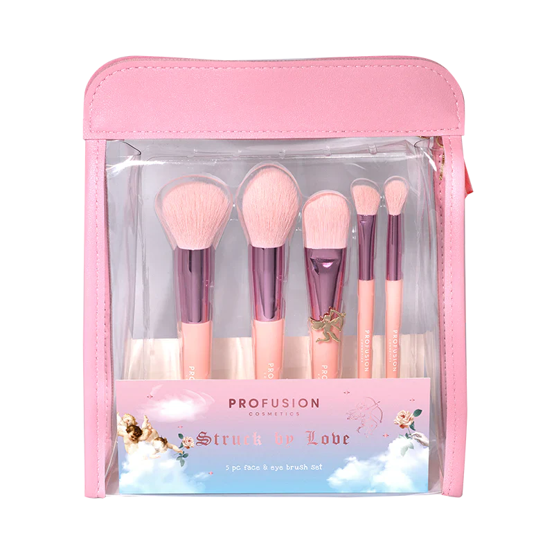 Dear Cupid - Struck By Love 5 PC Face & Eye Brush Set