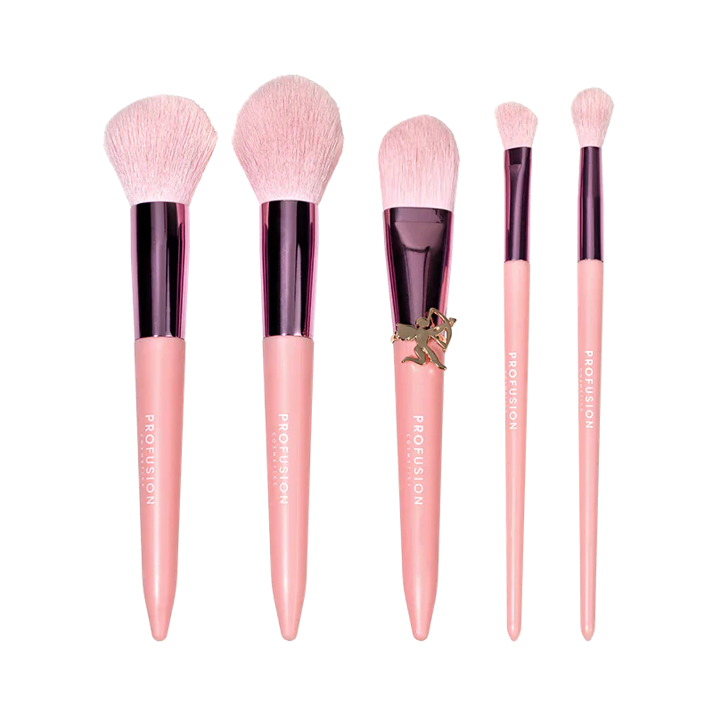 Dear Cupid - Struck By Love 5 PC Face & Eye Brush Set