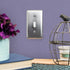 Devon Brushed Nickel Steel - 1 Duplex Wallplate