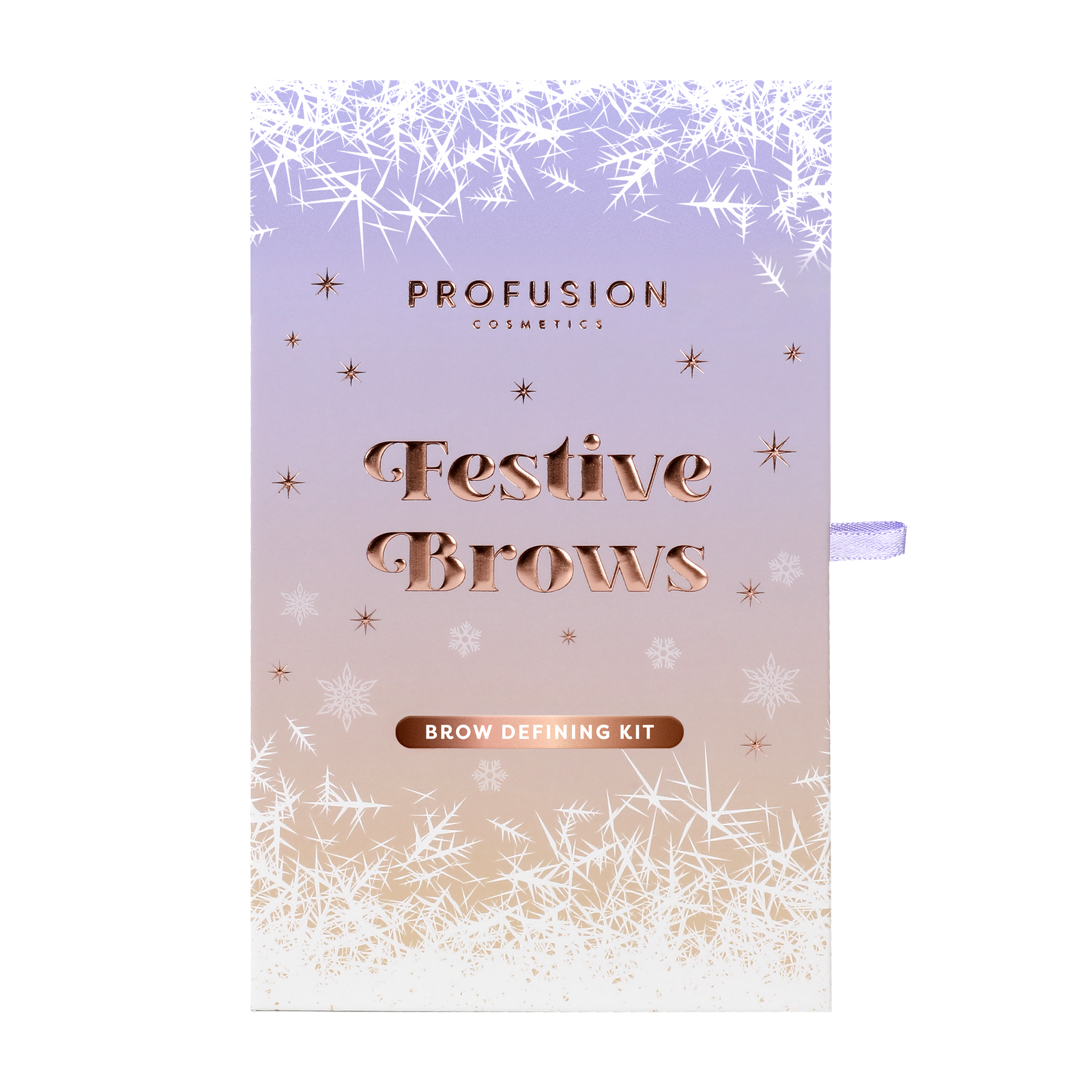 Kit para definir cejas festivas Frosted Snow Sparkle