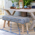 Lovecup Hemp and Recycled Denim Bench L186