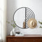 Elle Round Wall Mirror with Hooks