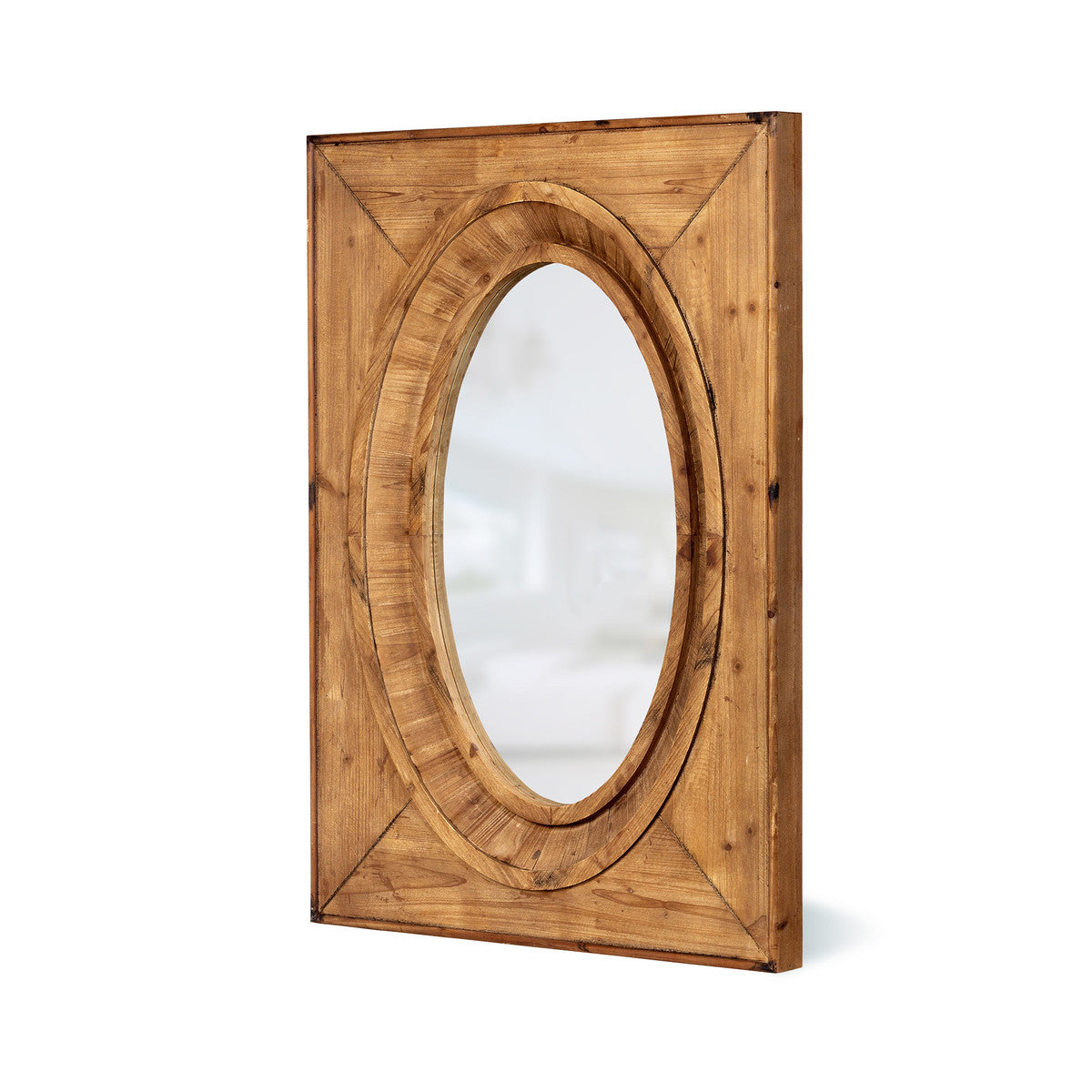 Lovecup Oval Wooden Mirror L622