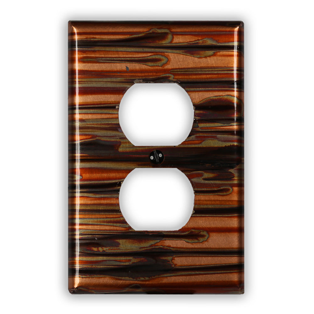 Enchantment Horizontal Copper - 1 Duplex Wallplate