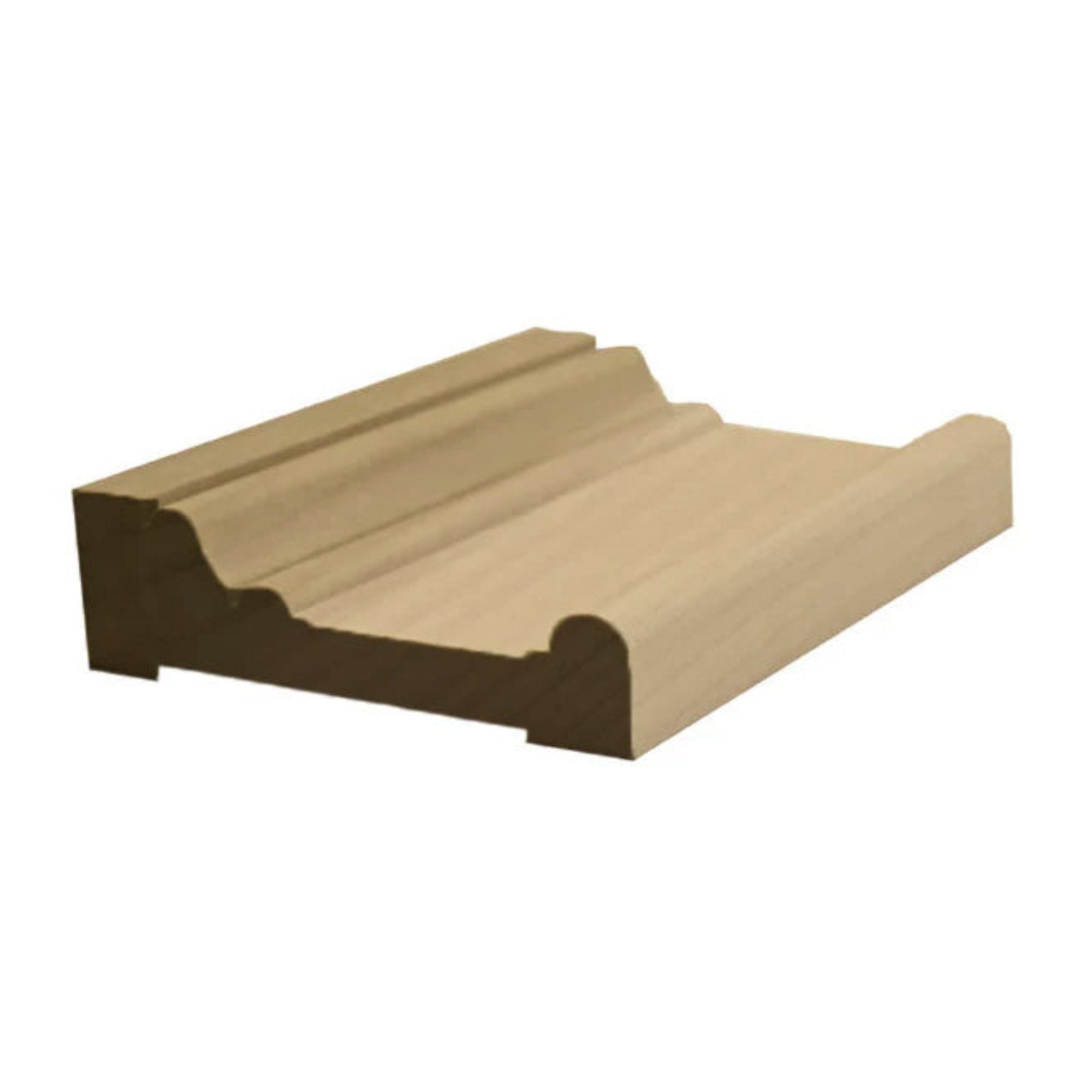 EWCA19 Windsor Casing 3-3/4" wide x 1" Trim. Unfinished Moulding