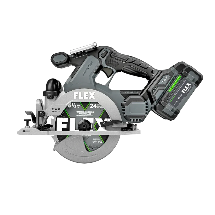 FLEX FX2131A-Z 6-1/2" In-Line Circular Saw (Tool Only)