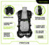 Frontline 250CTB Elite Construction Harness Aluminum Hardware and Suspension Trauma Straps XL/2XL