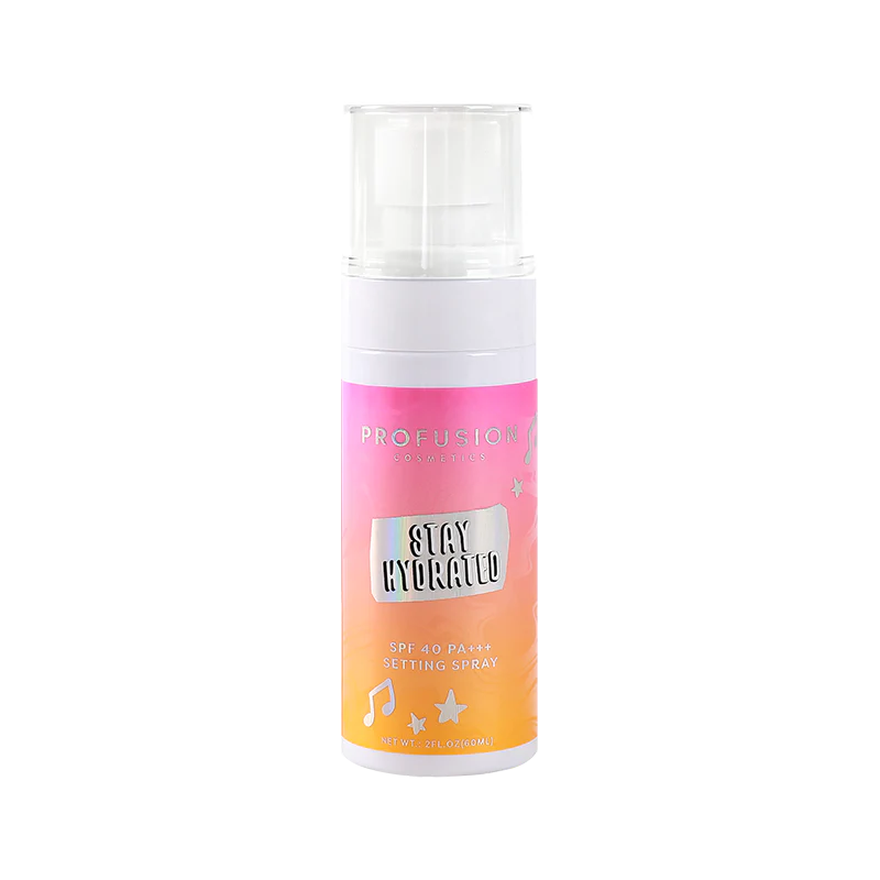 Spray fijador hidratante mineral con protección solar PA+++ de It's a Vibe | Stay Hydrated