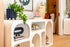 White Wood Console Table