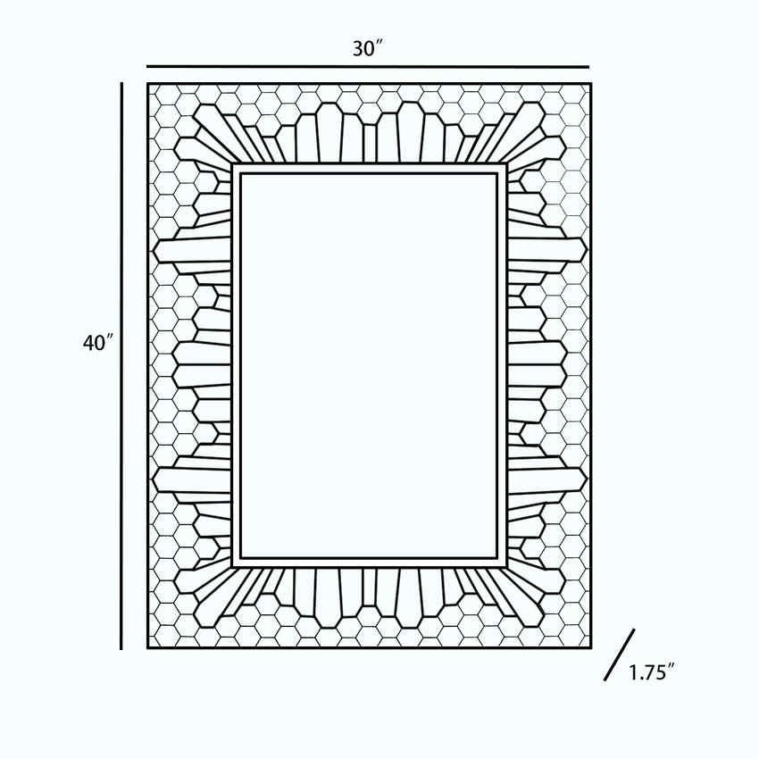 Bontebrug Modern Wall Mirror