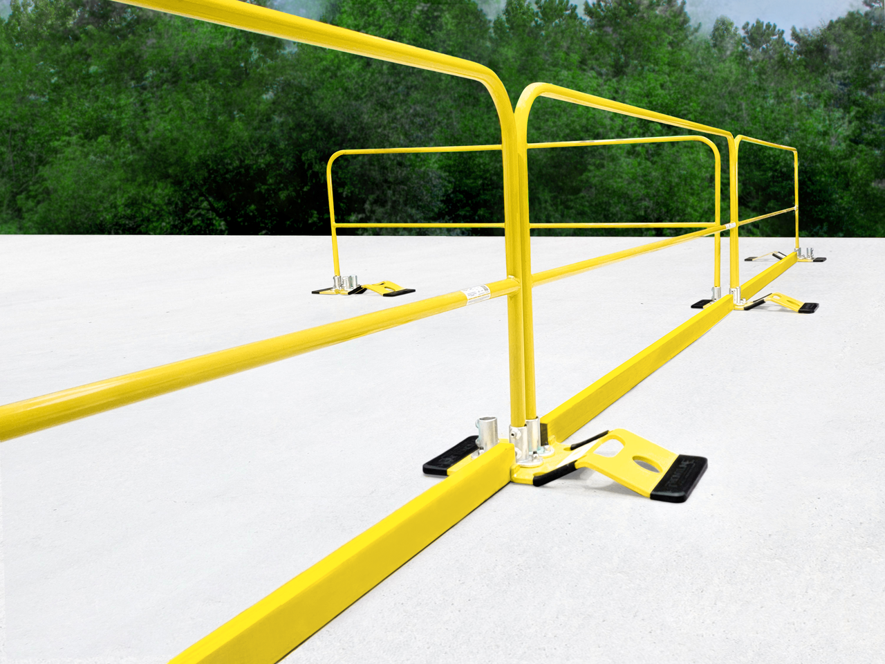 Frontline Guardrail System Non-Penetrating Complete 75' Kit