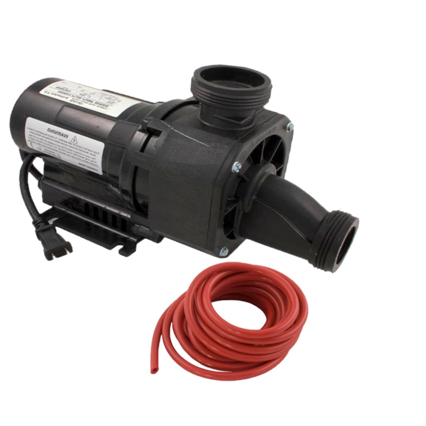 Balboa 1.5 HP Gemini Plus II NR4A-C Bath Pump [120V] [12.5 Amps] [Air Switch/Cord/White Air Button/Tubing] (ITT NR4A-C)