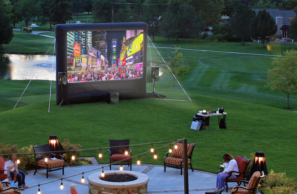 Elite Outdoor Movies Home 20' Inflatable Screen