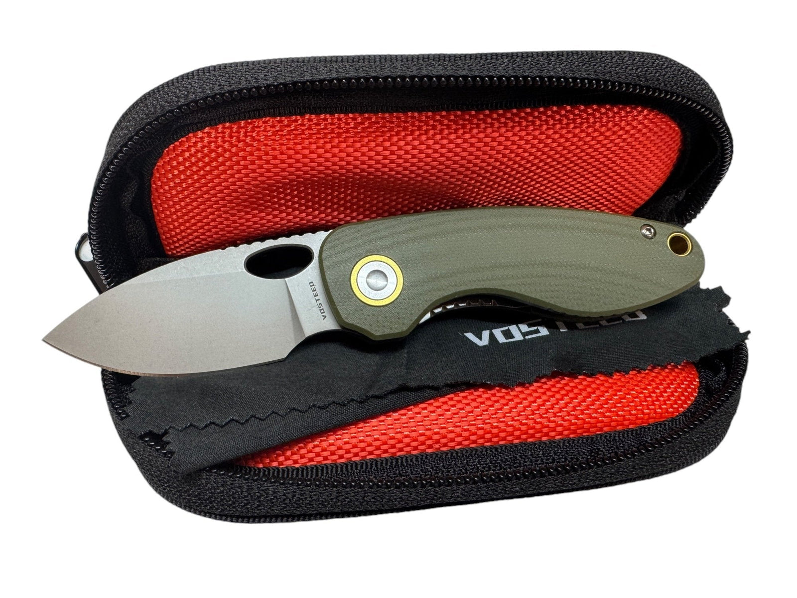 VOSTEED - Mini Acorn Knife - OD Green G10 - Liner Lock (2.46