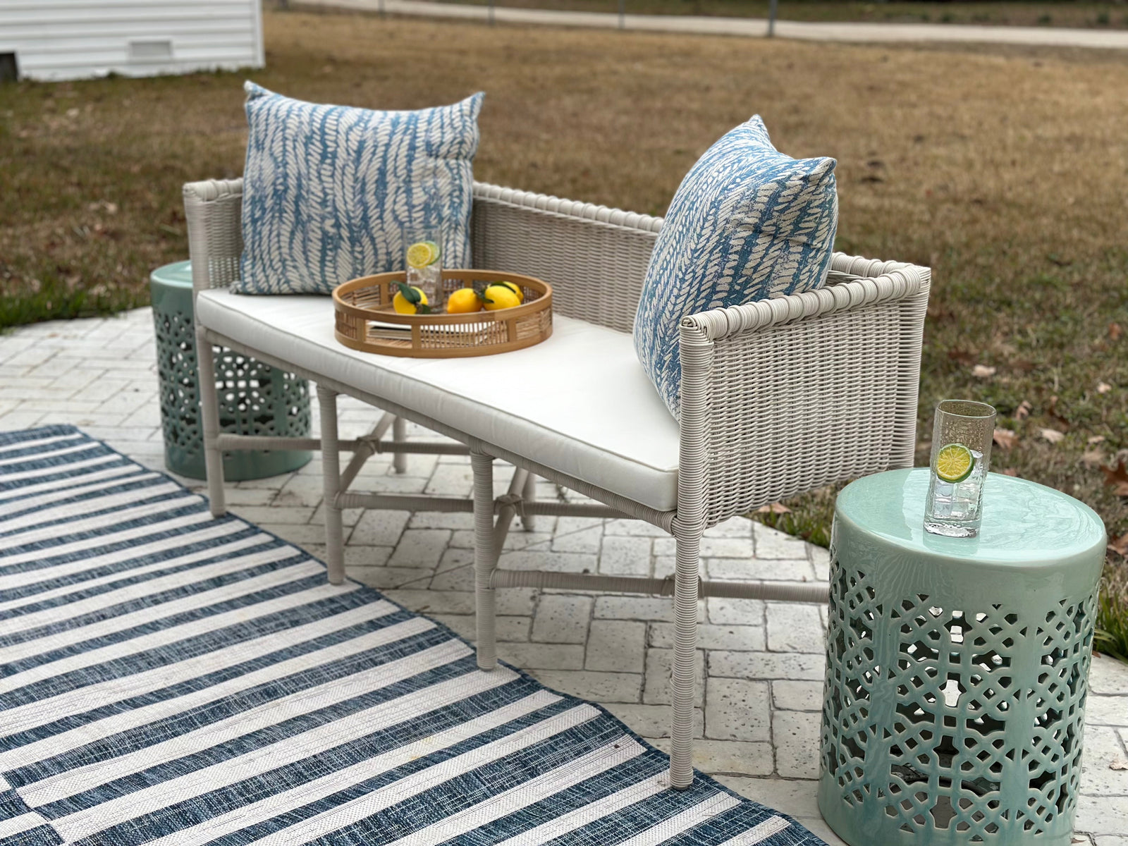 Atlantic Outdoor Bench - Driftwood