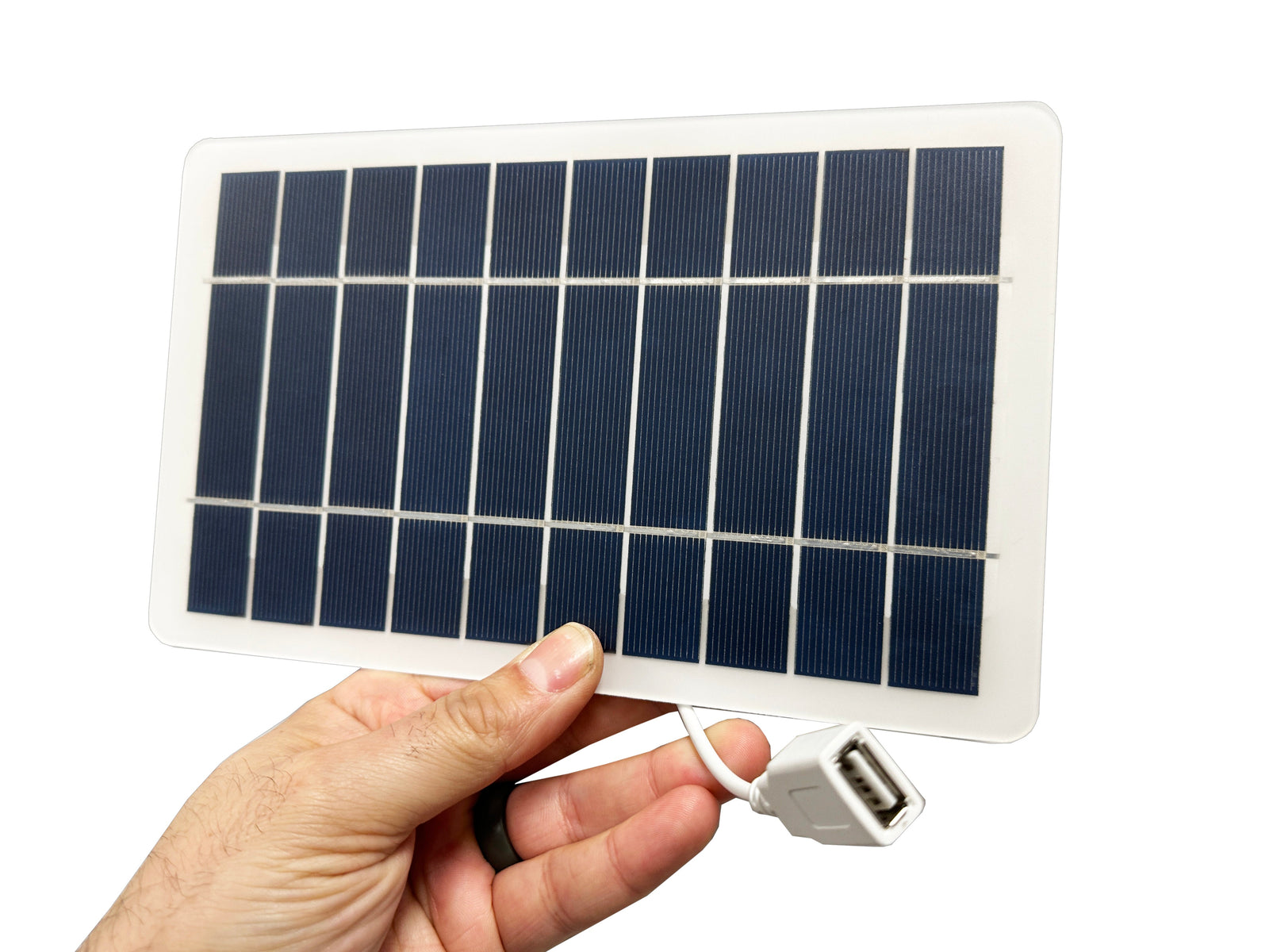 Auxiliary 5V USB Solar Panel Kit + Case