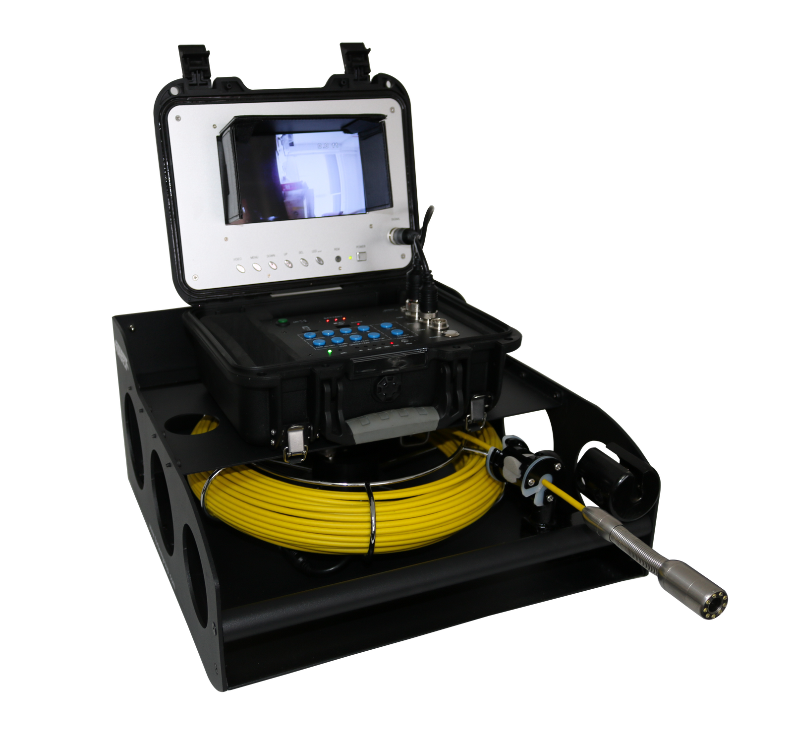 3188KB Portable Pipeline Inspection Camera with Catch Frame Reel & 100 FT. Cable