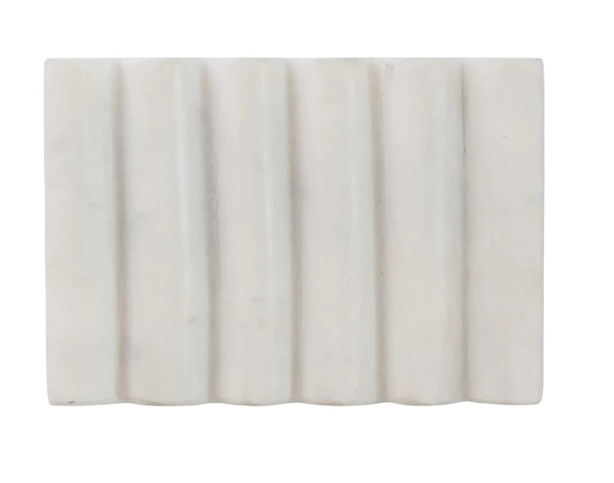 Carved Marble Soap Dish