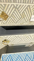 Bone Inlay Chest of Drawers - Gray