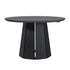 Koa 48" Round Solid Wood Pedestal Dining Table