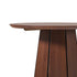 Koa 48" Round Solid Wood Pedestal Dining Table