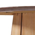 Koa 48" Round Solid Wood Pedestal Dining Table